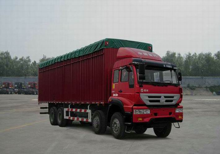 中国重汽 新黄河重卡 240马力 8×4 蓬式载货车(ZZ5314CPYK3866C1)