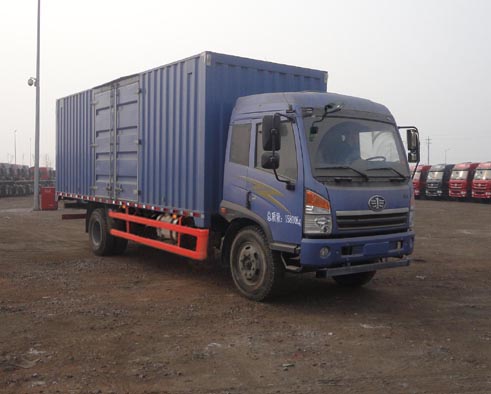 青岛解放 龙V中卡 160马力 4×2 厢式载货车(CA5160XXYPK2L5E4A80-3)