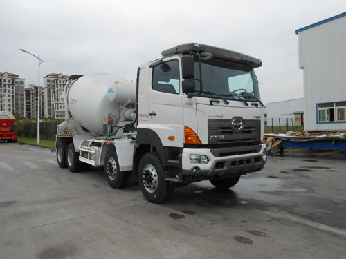 广汽日野 700系列 350马力 8×4 混凝土搅拌运输车(YC5310GJBFY2PU4)