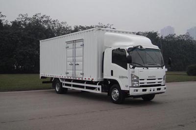 庆铃 五十铃700P中卡 190马力 4×2 厢式载货车(QL5100XXY9PAR1)
