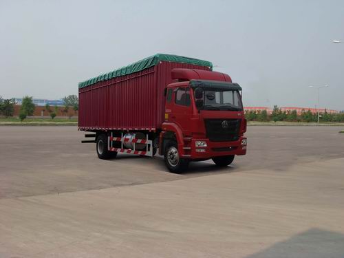 中国重汽 豪瀚中卡 160马力 4×2 蓬式载货车(ZZ5165CPYF5213C1)
