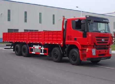 上汽红岩 杰狮 重卡 390马力 8×4 栏板式 排半 载货车(CQ1315HTG466V)