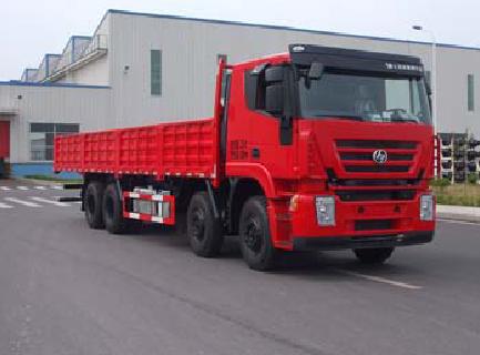 上汽红岩 杰狮 重卡 290马力 8×4 栏板式 排半 载货车(CQ1315HMG466V)