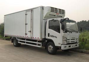 庆铃汽车 五十铃700P 190马力 4×2 冷藏车(QL5101XLC9MARJ)