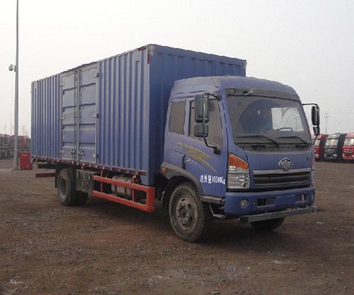 青岛解放 赛龙中卡 140马力 4×2 厢式载货车(CA5100XXYPK2E4A80-3)