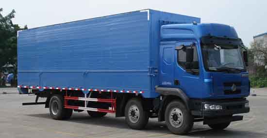 东风柳汽 乘龙中卡 220马力 6×2 翼开启厢式载货车(LZ5250XYKM3CA)