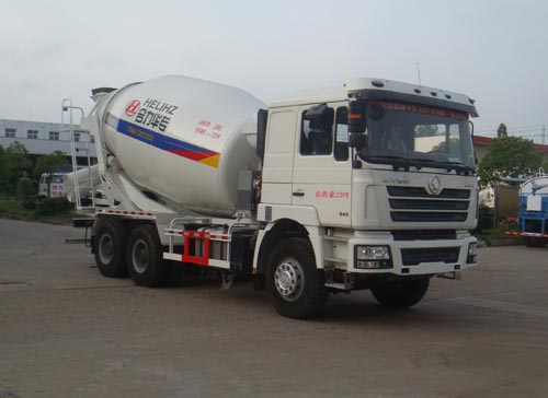 湖北合力 神狐 345马力 6×4 混凝土搅拌运输车(HLQ5256GJBS4)