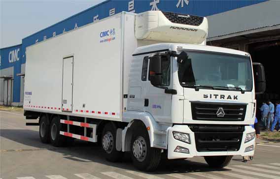 中集车辆 中集 240马力 8×4 冷藏车(JG5314XLC4)