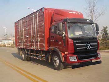 福田汽车 瑞沃ES5 中卡 185马力 4×2 厢式 排半 载货车(BJ5156XXY-1)