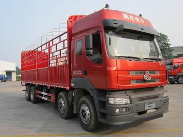 东风柳汽 霸龙重卡 320马力 8×4 仓栅式载货车(LZ5311CCYM5FA)