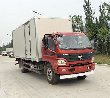 福田汽车 欧马可5 中卡 170马力 4×2 厢式 排半 载货车(BJ5139XXY-A3)