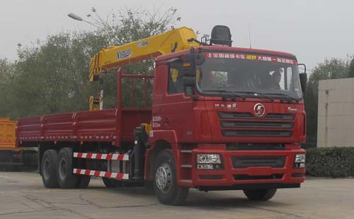 陕汽重卡 德龙F3000 300马力 6×4 随车起重运输车(SX5256JSQDN584)