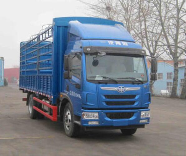 青岛解放 解放龙V 中卡 180马力 4×2 仓栅式 排半 载货车(CA5168CCYPK2L2E5A80-1)