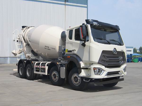 中国重汽 HOWO 350马力 8×4 混泥土搅拌车(ZZ5325GJBN3263E1K)
