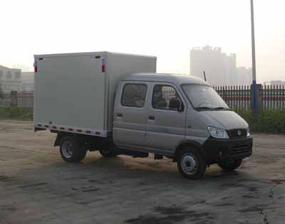 长安跨越 新豹MINI 88马力 汽油 厢式 双排 载货车(SC5031XXYGAS53)
