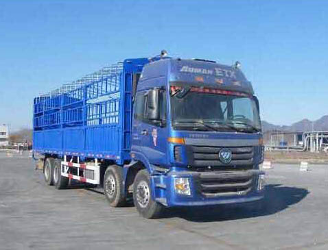福田汽车 欧曼ETX 重卡 360马力 8×4 仓栅式 排半 载货车(BJ5313CCY-AA)