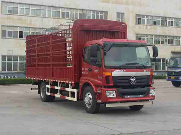福田汽车 欧曼ETX 中卡 190马力 4×2 仓栅式 排半 载货车(BJ5163CCY-AA)