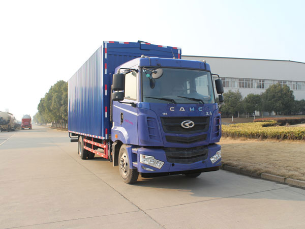 华菱汽车 汉马 重卡 160马力 4×2 厢式 排半 翼开启厢式车(HN5160XYKH19E6M5)