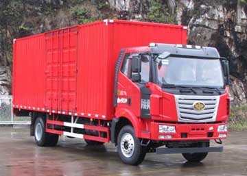一汽柳特 金陆 中卡 180马力 4×2 厢式 排半 载货车(LZT5161XXYPK2E5L5A95)