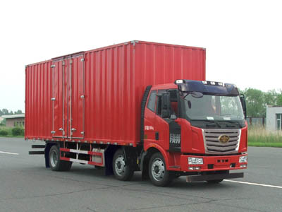 一汽柳特 金陆 重卡 220马力 6×2 厢式 排半 载货车(LZT5250XXYPK2E5L8T3A95)