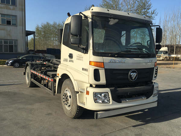 福田汽车 欧曼ETX 210马力 4×2 车厢可卸式垃圾车(BJ5163ZXX-AB)