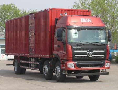 福田汽车 瑞沃 重卡 245马力 6×2 厢式 排半 载货车(BJ5255XXY-FA)