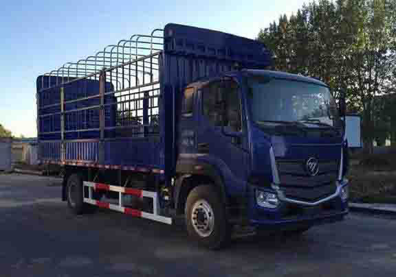 福田汽车 欧马可S5 中卡 168马力 4×2 仓栅式 排半 载货车(BJ5166CCY-A2)