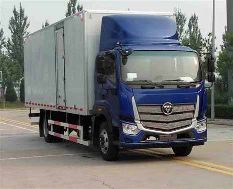 福田汽车 欧马可S5 中卡 168马力 4×2 厢式 排半 载货车(BJ5166XXY-A5)
