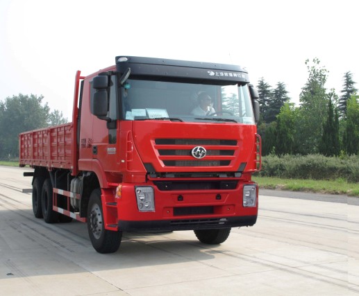 上汽红岩 杰狮 重卡 290马力 6×4 栏板式 排半 载货车 CQ1255HMG384 