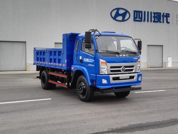 四川现代 新鸿运 中卡 140马力 4×2 自卸车(CNJ3180GPA38V)