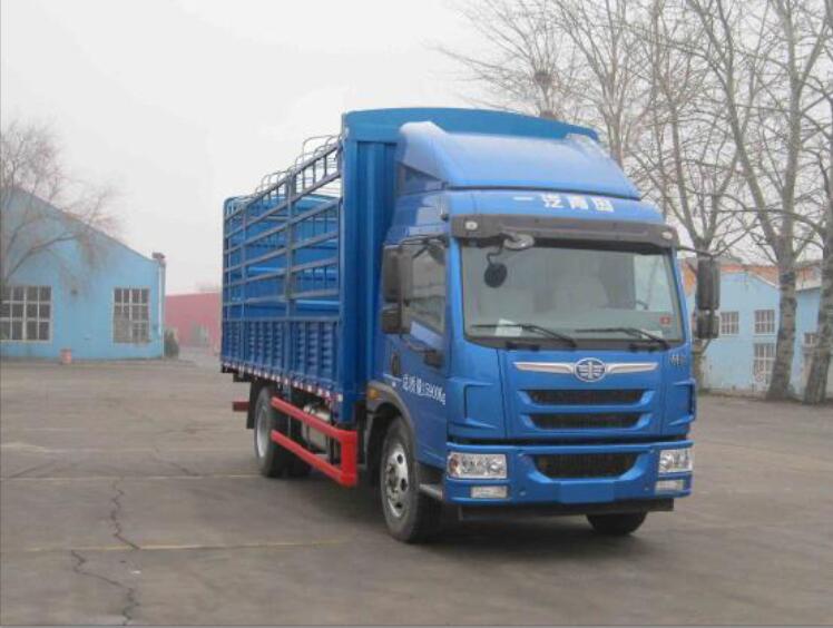 青岛解放 解放麟V 中卡 160马力 4×2 仓栅式 排半 载货车(CA5165CCYP40K2L3E5A85)