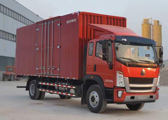 中国重汽 HOWO G5X中卡 210马力 4×2 厢式 排半 载货车(ZZ5167XXYG521DE1A)