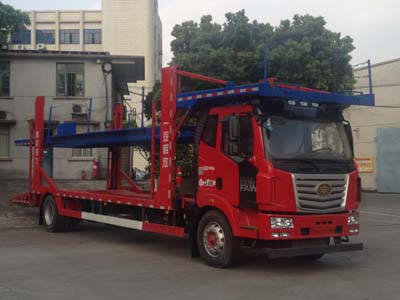 一汽柳特 金陆 中卡 220马力 4×2 仓栅式 排半 车辆运输车(LZT5181TCLP3K2E5L10A90)