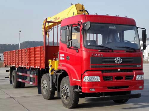 湖北三环 昊龙 240马力 6×2 随车起重运输车(STQ5258JSQD5)
