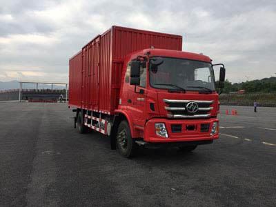 上汽红岩 杰豹 中卡 215马力 4×2 厢式 排半 载货车(CQ5186XXYALDG561)
