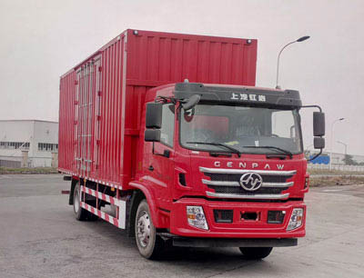 上汽红岩 杰豹 中卡 160马力 4×2 厢式 排半 载货车(CQ5166XXYAKDG561)