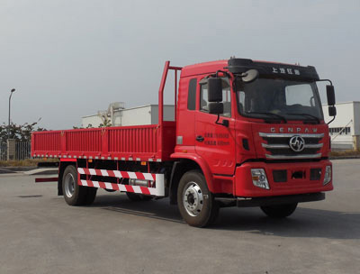 上汽红岩 杰豹 中卡 160马力 4×2 栏板式 排半 载货车(CQ1166AKDG501)