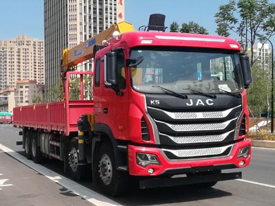 江淮汽车 格尔发K5 310马力 8×4 随车起重运输车(HFC5311JSQYP1K4H43V)