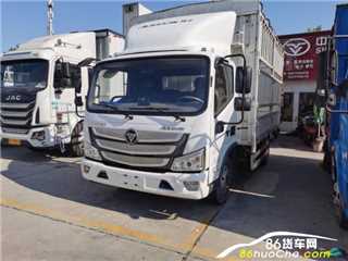 武汉二手福田 欧马可 单排宽体4米2高栏车