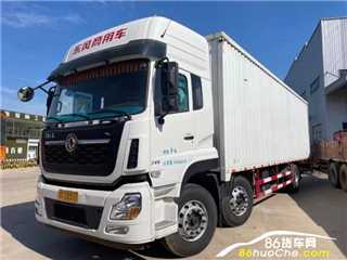 江门二手东风商用车 天龙前四后四9.6米厢车-245康机 