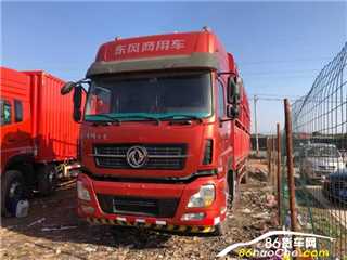 娄底二手东风商用车 天龙前四后四9.6米苍栏-245康机 