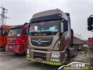 张家界二手东风商用车 天龙旗舰半挂车配13米平板-560康机 