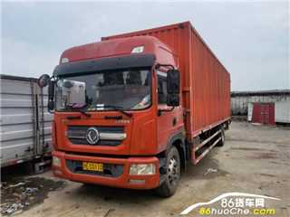 浦东二手东风股份 多利卡D12单桥9.6米厢式车 220马力康明斯发动机