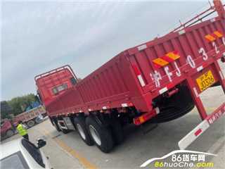 青岛解放 解放JH6 前四后八栏板车 锡柴370马力