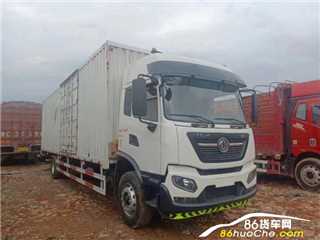 河源二手东风商用车 天锦kr单桥9.8米厢车-245康机 