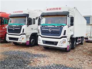东风商用车 天龙 天龙前四后四厢式货车厢式货车
