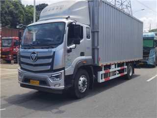 福田 欧航 6.8米带尾板厢式货车