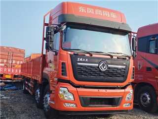 邵阳二手东风商用车 天龙 天龙前四后四9米6平板
