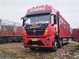 凉山二手东风商用车 天龙 KL前四后八高栏