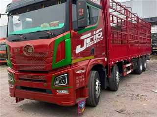 崇左二手青岛解放 解放JH6 解放至尊版JH6前四后八高栏车